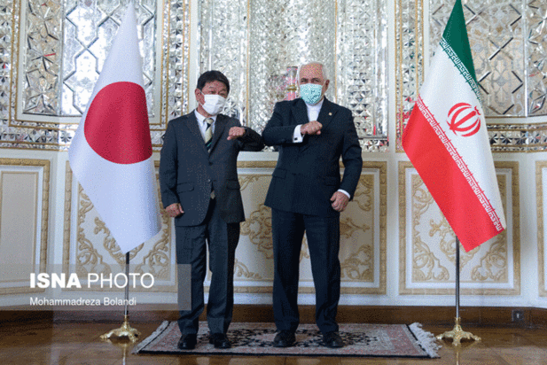 دیدار وزیر امور خارجه ژاپن با محمدجواد ظریف