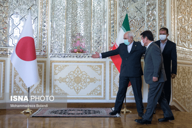 دیدار وزیر امور خارجه ژاپن با محمدجواد ظریف