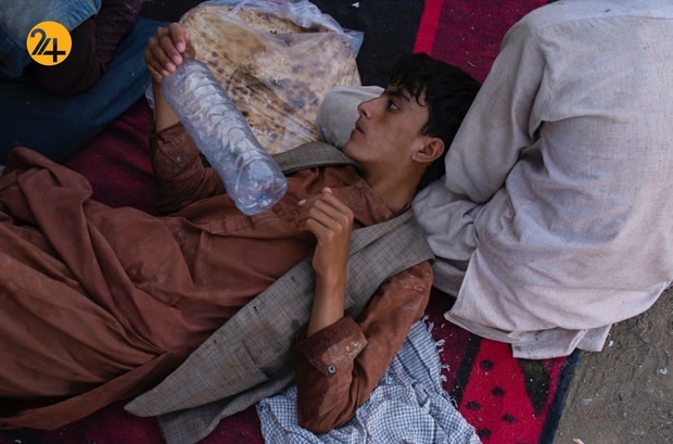 تصاویری غم بار از آوارگان افغان