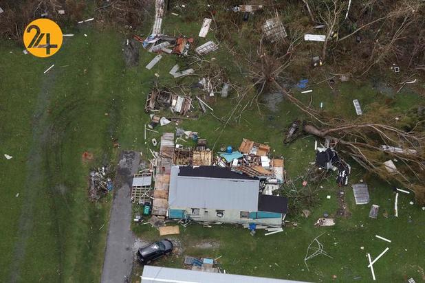 خسارات طوفان سهمگین آیدا