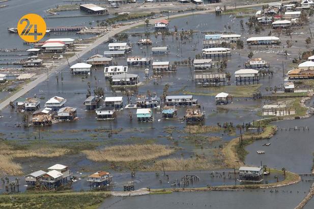 خسارات طوفان سهمگین آیدا