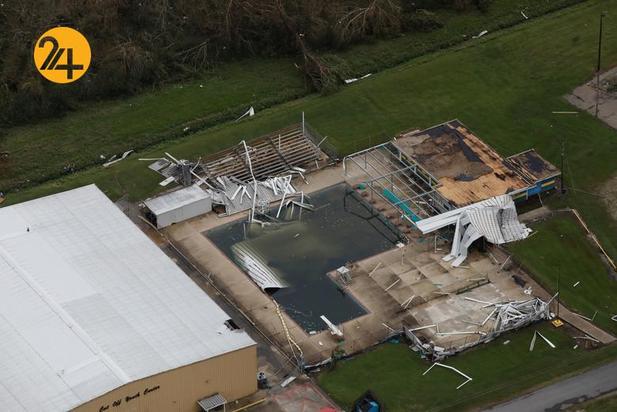 خسارات طوفان سهمگین آیدا