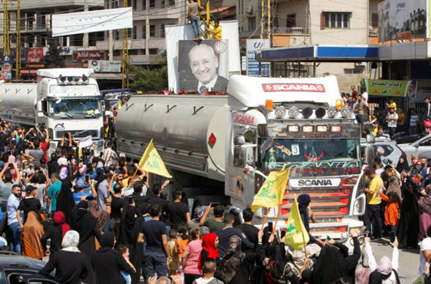 ورود کامیون‌های سوخت ایران به لبنان