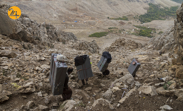 جدال کولبران ایرانی با مرگ