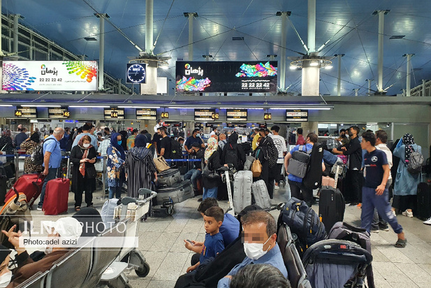 وضعیت فرودگاه امام خمینی با شروع اربعین