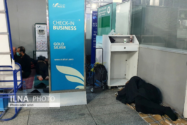 وضعیت فرودگاه امام خمینی با شروع اربعین