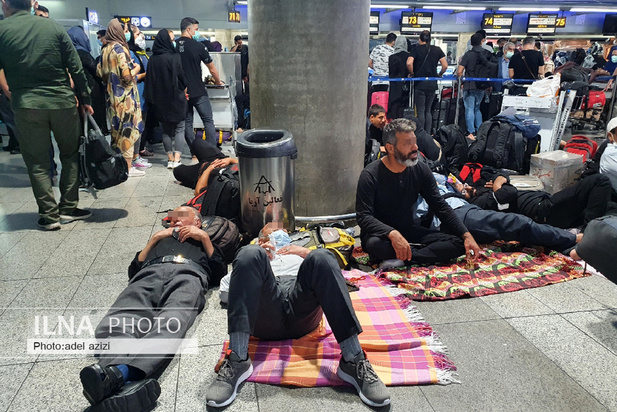 وضعیت فرودگاه امام خمینی با شروع اربعین