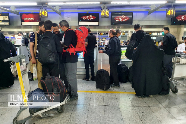 وضعیت فرودگاه امام خمینی با شروع اربعین