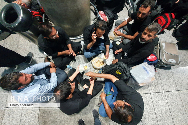 وضعیت فرودگاه امام خمینی با شروع اربعین