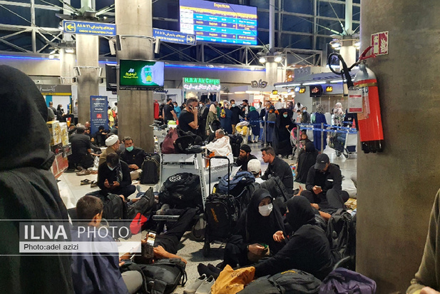 وضعیت فرودگاه امام خمینی با شروع اربعین