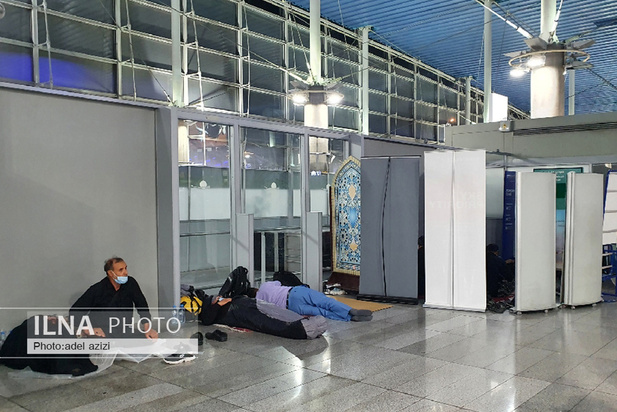 وضعیت فرودگاه امام خمینی با شروع اربعین