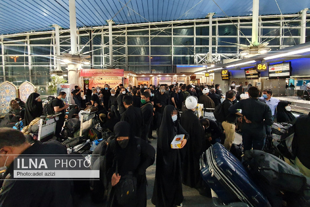 وضعیت فرودگاه امام خمینی با شروع اربعین