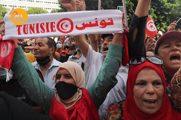 اعتراضات علیه قیس سعید در تونس
