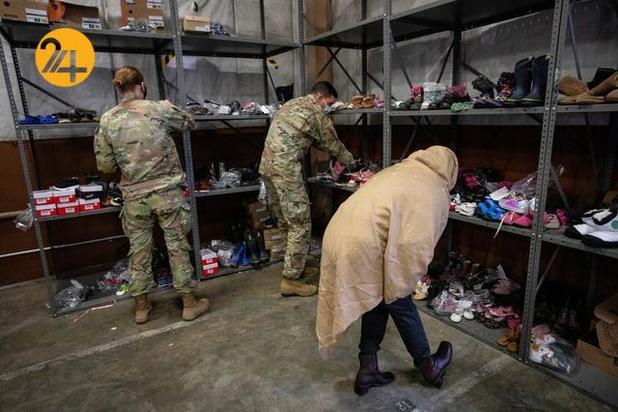 اسکان افغان‌ها در پایگاه ارتش آمریکا