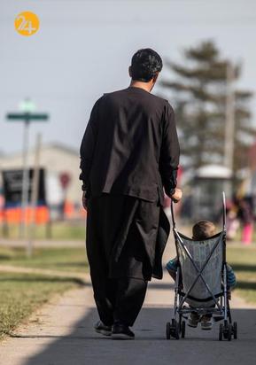 اسکان افغان‌ها در پایگاه ارتش آمریکا