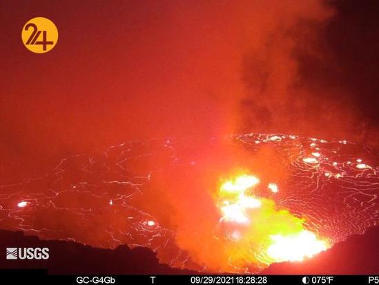 انفجار آتشفشان کیلائوا در هاوایی