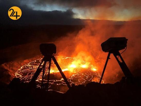 انفجار آتشفشان کیلائوا در هاوایی