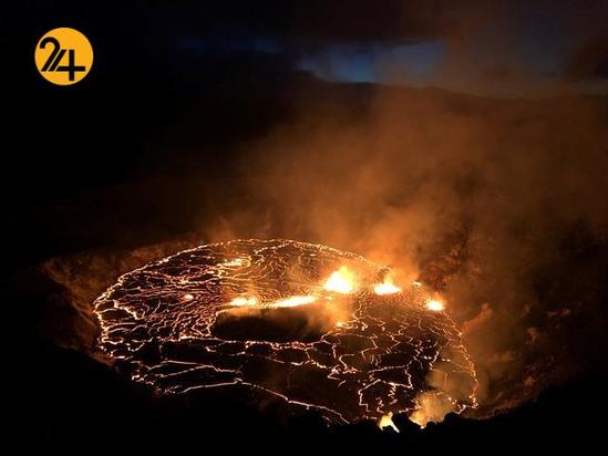 انفجار آتشفشان کیلائوا در هاوایی