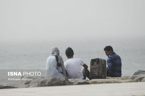 طوفان و گرد و خاک در بندرعباس