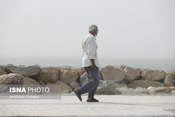 طوفان و گرد و خاک در بندرعباس