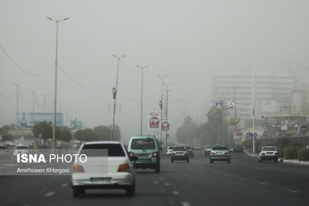 طوفان و گرد و خاک در بندرعباس