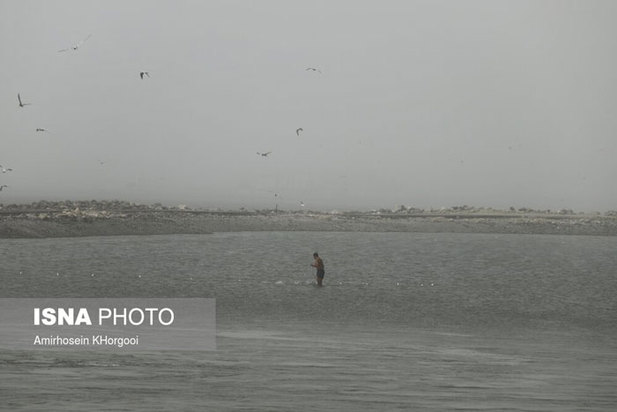 طوفان و گرد و خاک در بندرعباس