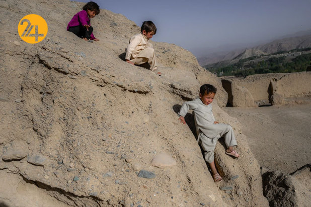 آوارگان افغان در کوه‌های تاریخی بامیان