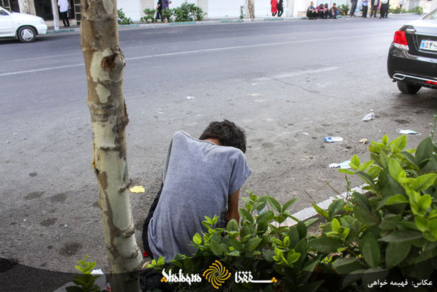 کارتن خواب‌ها و معتادان تهران