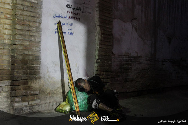 کارتن خواب‌ها و معتادان تهران