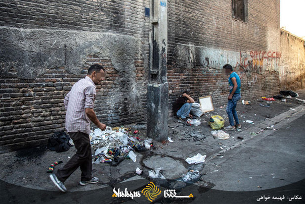 کارتن خواب‌ها و معتادان تهران