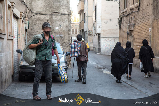 کارتن خواب‌ها و معتادان تهران