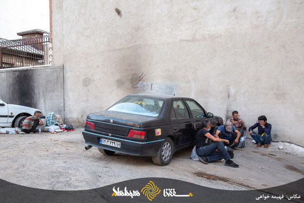 کارتن خواب‌ها و معتادان تهران