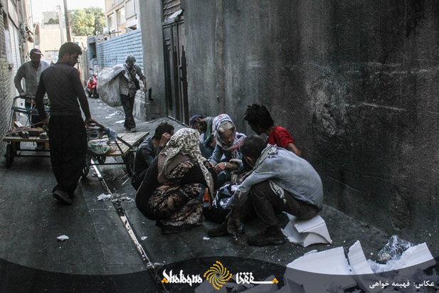 کارتن خواب‌ها و معتادان تهران