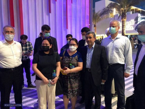 محمود احمدی نژاد اکسپوی دوبی