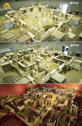 پشت صحنه بازی مرکب