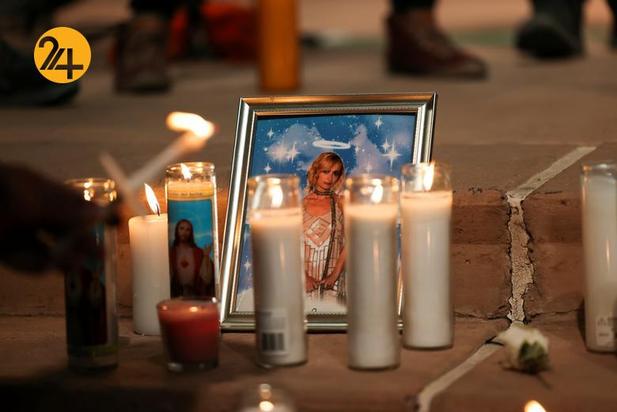 آمریکا در سوگ هالینا هاچینز ستاره هالیوود