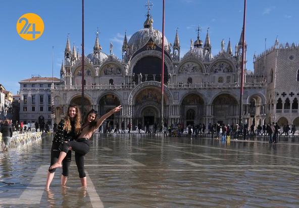 بارش سیل‌آسا در ونیز