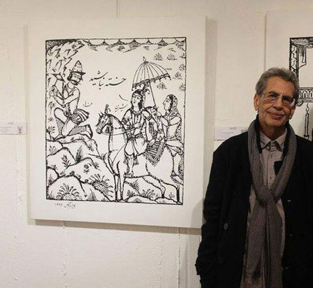 کامبیز درمبخش کاریکاتوریست معروف ایرانی