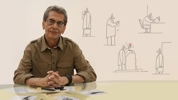 کامبیز درمبخش کاریکاتوریست معروف ایرانی