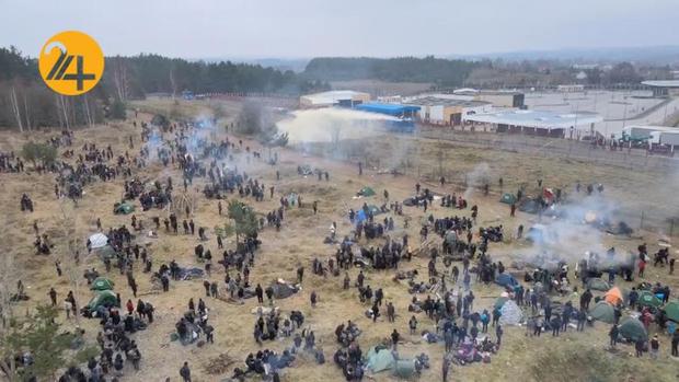 یک بام و دو هوای مهاجران در مرز بلاروس و لهستان