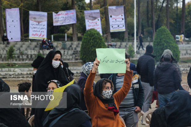 ادامه تجمعات اعتراضی کشاورزان اصفهان