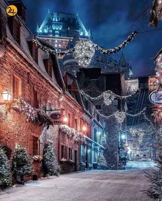 زمستان رویایی در کبک