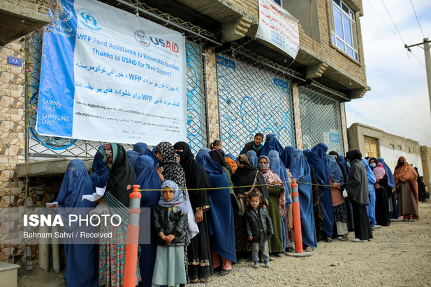 کمک‌های سازمان جهانی غذا به مردم افغانستان