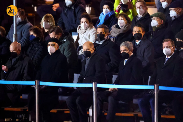 مراسم تودیع آنگلا مرکل