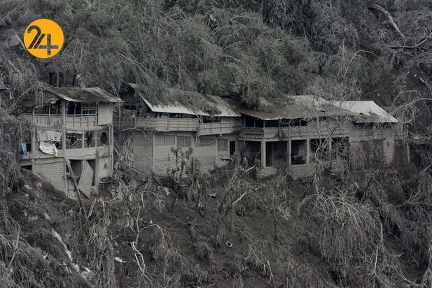 فوران آتشفشان در اندونزی