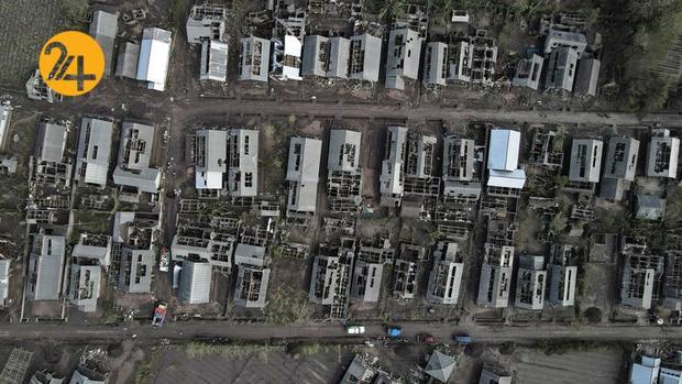 فوران آتشفشان در اندونزی