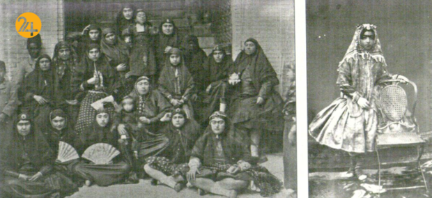 پوشاک زنان قاجار