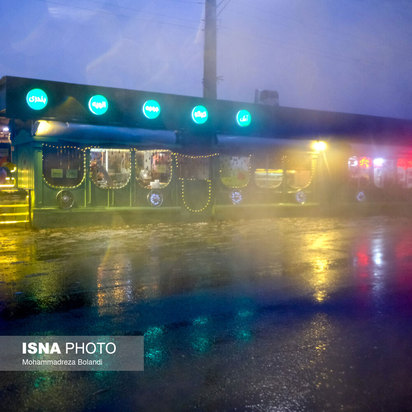 نخستین برف پاییزی تهران