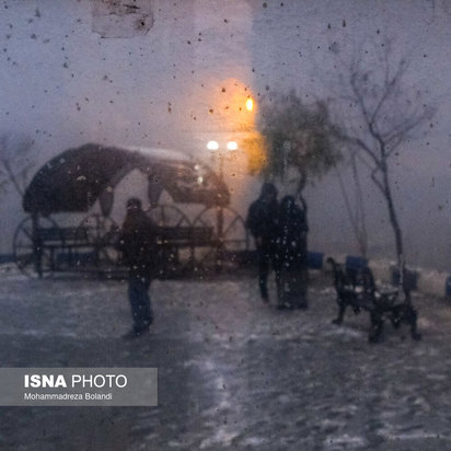 نخستین برف پاییزی تهران