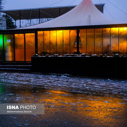 نخستین برف پاییزی تهران